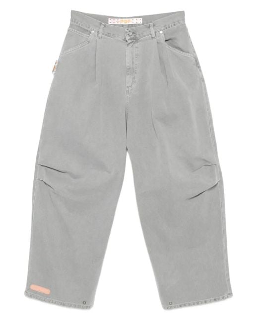 PDF Jeans Met Wijde Pijpen in het Gray voor heren