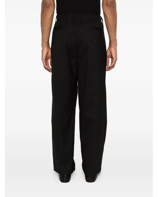 Myths Black Poseidone Pleated Trousers for men