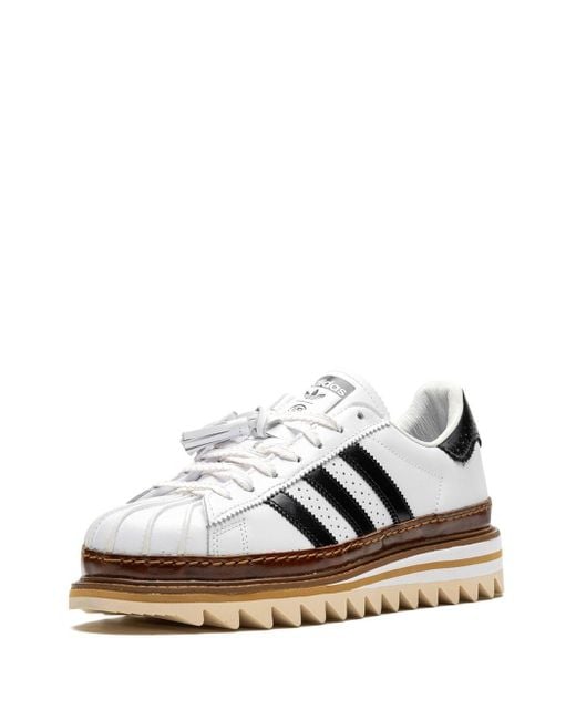 Adidas White X Clot Superstar Sneakers for men