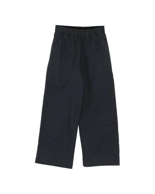 MHL by Margaret Howell Blue Elasticated Cropped Trousers