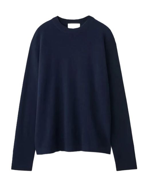 Lisa Yang Blue Cashmere Sweater for men