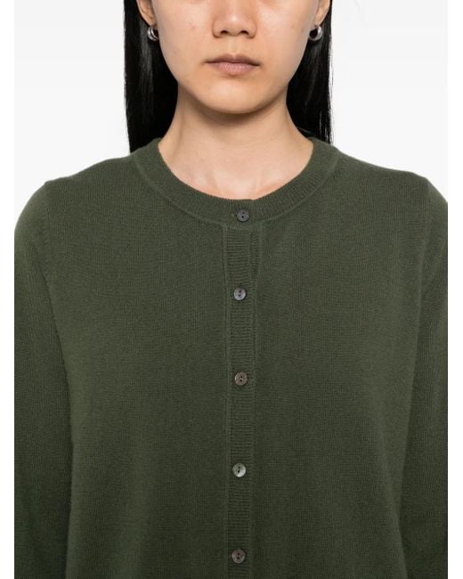 Cárdigan Hallie N.Peal Cashmere de color Green