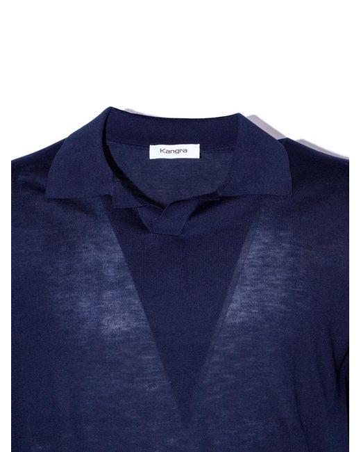 Polo À Patch Logo Kangra pour homme en coloris Blue