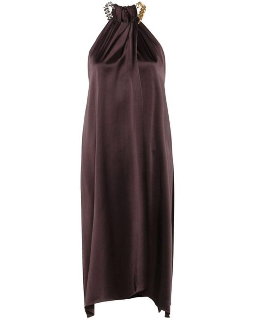 Robe longue à chaine Falabella Stella McCartney en coloris Purple