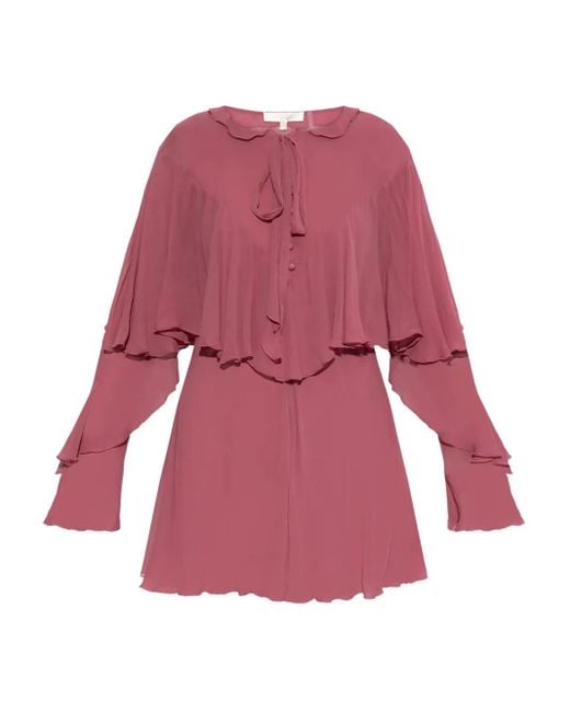 LoveShackFancy Liraine Jurk in het Red