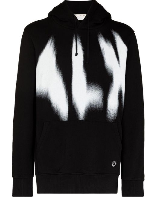 1017 ALYX 9SM Cotton Phantom Logo-print Hoodie in Black for Men | Lyst