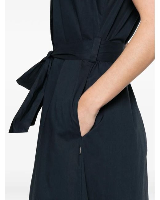 Woolrich Blue Cotton Chemisier Dress