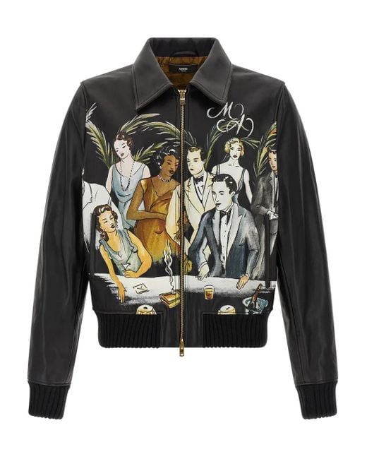 Bar Scene Puffer Jackets Nero-Uomo di Amiri in Black da Uomo