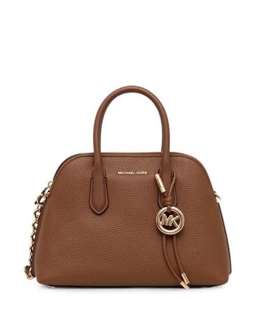 MICHAEL Michael Kors Brown Freddie Pebbled Leather Tote Bag