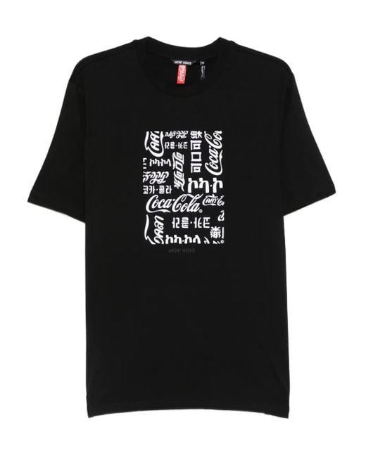 Antony Morato Black X Coca-Cola Cotton T-Shirt for men