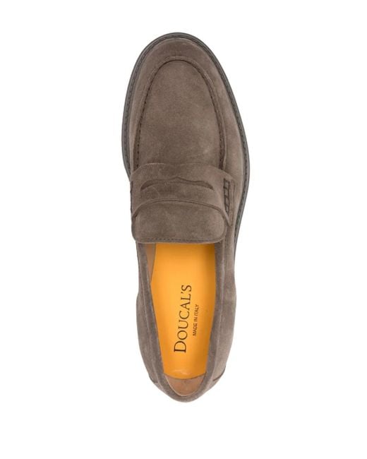 Doucal's Brown Klassische Penny-Loafer