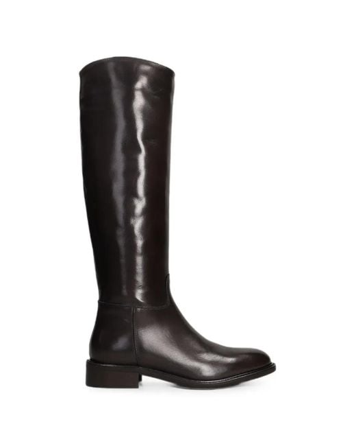 Julie Dee Black Side Zip-Fastening Boots