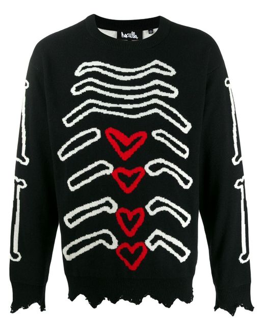 Haculla Black Bones Sweater for men
