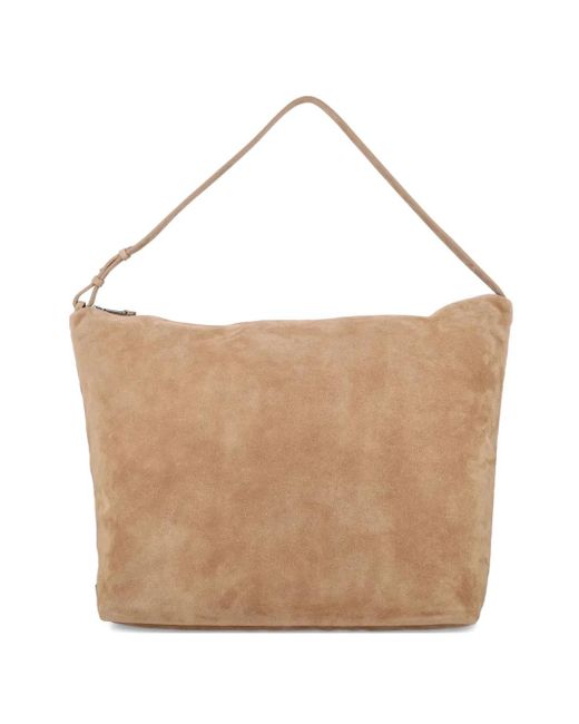 Emporio Armani White Zip Shoulder Bag