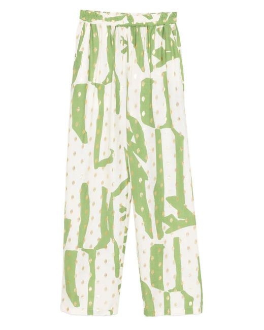Pantalones Bella Bambah de color Green