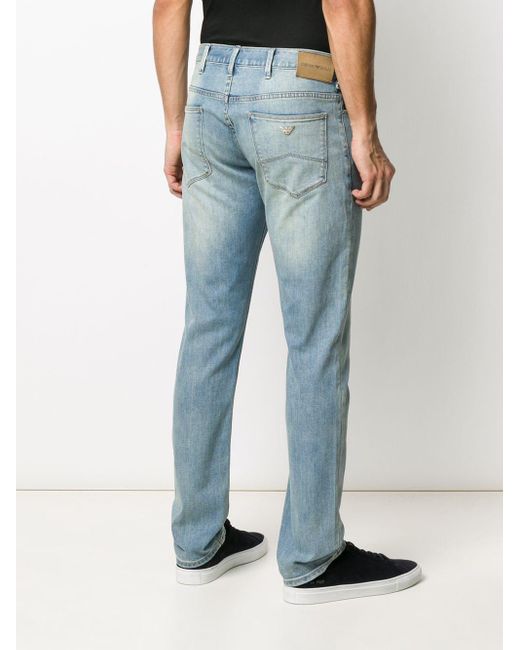 armani straight leg jeans