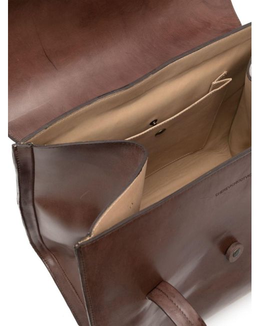Cherevichkiotvichki Calf Leather Shoulder Bag Brown