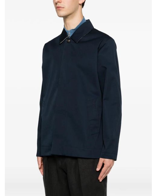 Barbour Blue Veste Rokig Courte for men