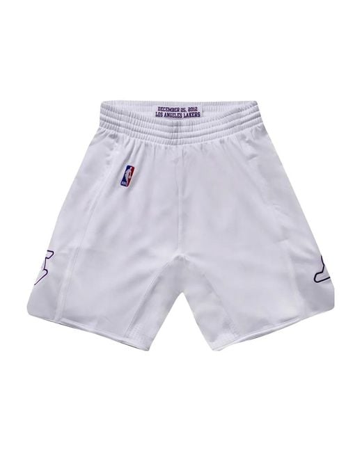 Mitchell & Ness X Los Angeles Lakers 2012 Christmas Day Shorts in Blue für Herren