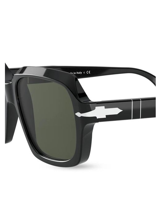 Persol Green Tinted Square-Frame Sunglasses