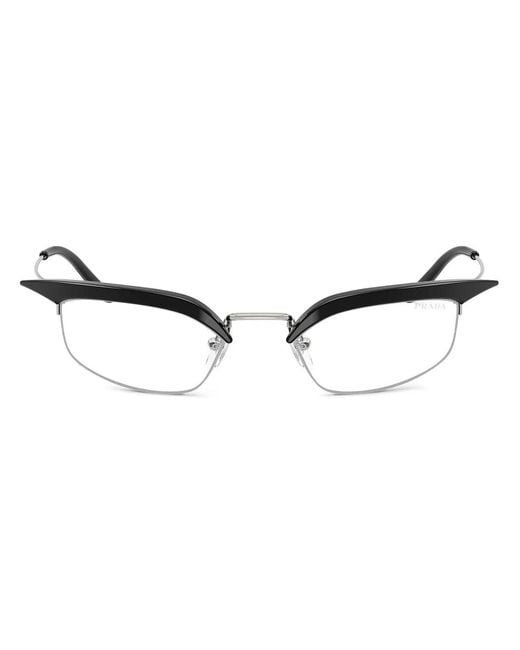 Prada Metallic Runway Glasses