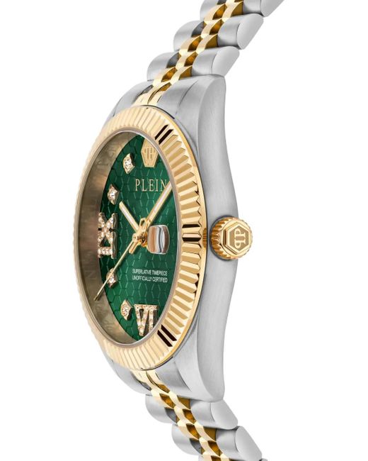 Philipp Plein Green Date Superlative 34Mm