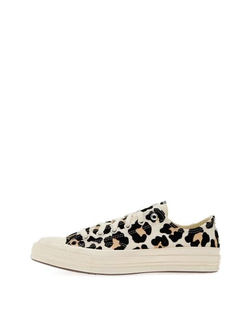 Sneakers Chuck 70 Con Stampa Leopardo di Converse in Natural