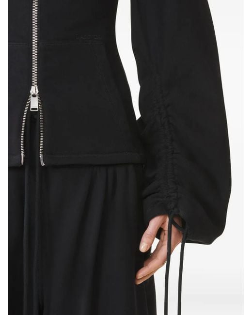 Lanvin Black Fitted Zipped Jacket