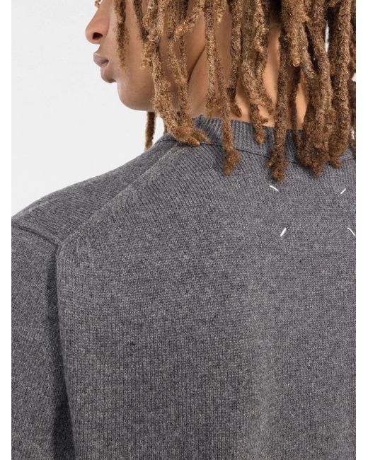 Maison Margiela Kasjmier Trui in het Gray voor heren