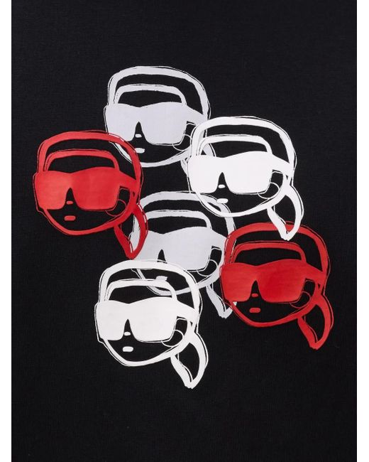 Karl Lagerfeld T-Shirt mit grafischem Print in Black für Herren