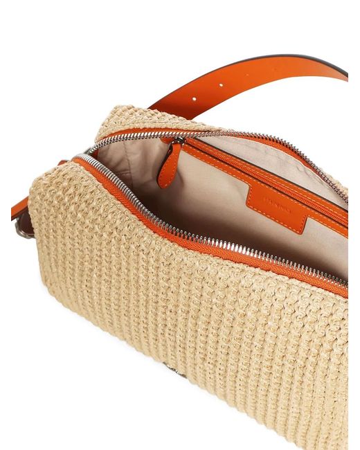 Pinko Natural Sac À Bandoulière À Patch Logo