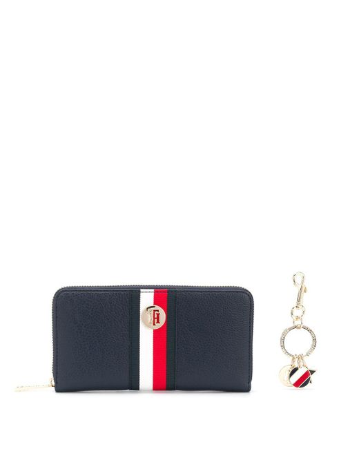 tommy hilfiger blue purse