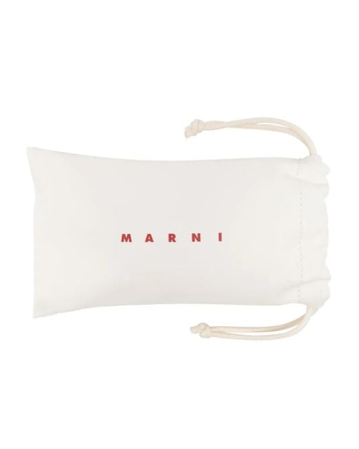 Marni Blue Cumulus Cloud Oval-Frame Sunglasses