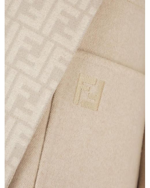 Fendi Natural Giacca Blouson
