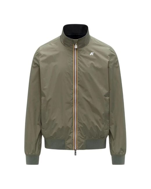 K-Way Blue Arsene Reversible Jacket for men