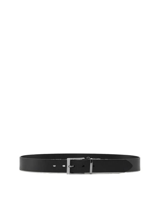 Les Deux White Leather Belt for men