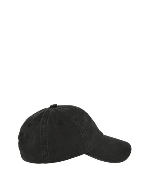 Stone Island Black Baseball Cap for men
