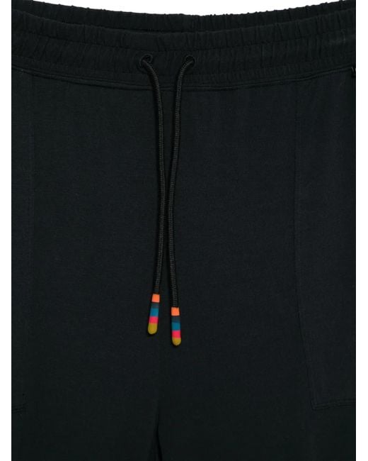 Paul Smith Black Logo Drawstring Trousers for men