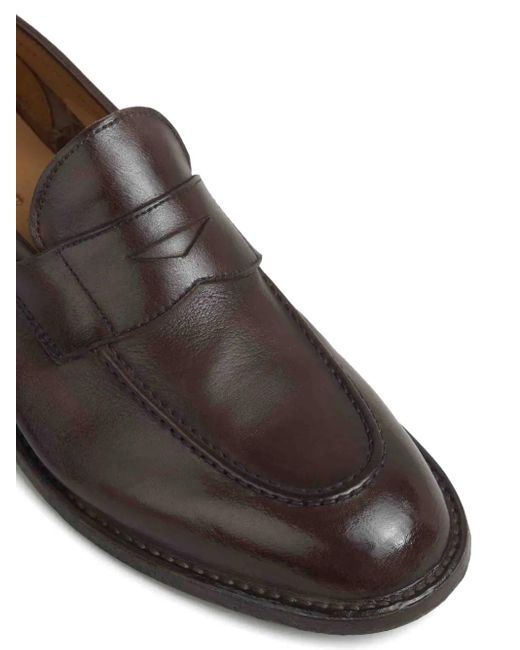 メンズ Green George レザーローファー Brown