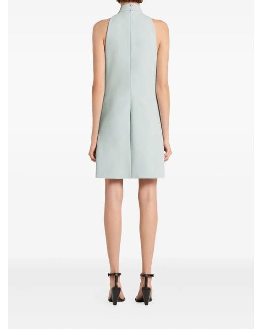 Courreges Blue Kleid mit Stehkragen