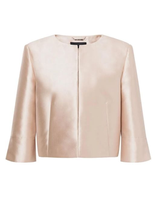 Alberta Ferretti Pink Satin Jacket
