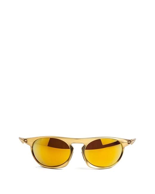 Oakley Yellow Neo Jacket Geometric-Frame Sunglasses for men