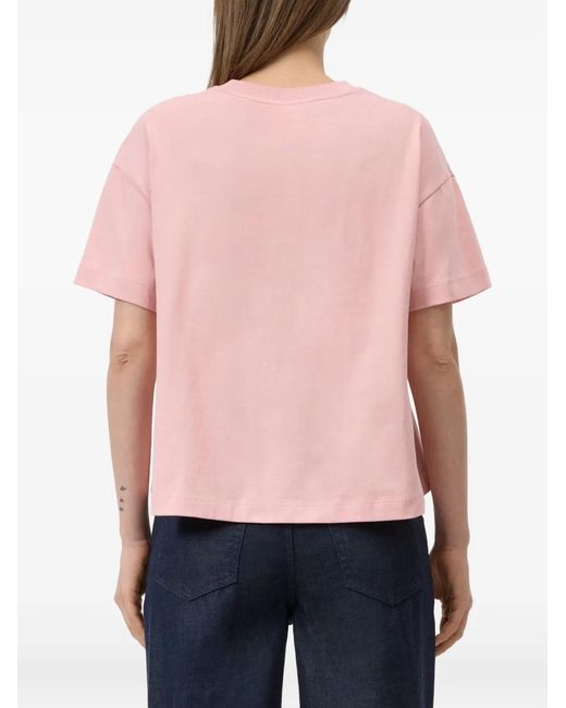 Closed Pink Cotton T-Shirt
