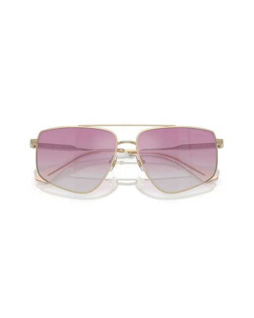 Jimmy Choo Pink Pilot Frame Sunglasses