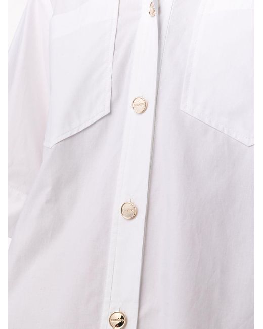 Sandro purchases Abby oversized cotton shirt sleeve button down shirt sz 8