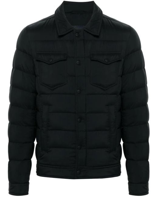 メンズ Herno Insulated パデッドジャケット Black