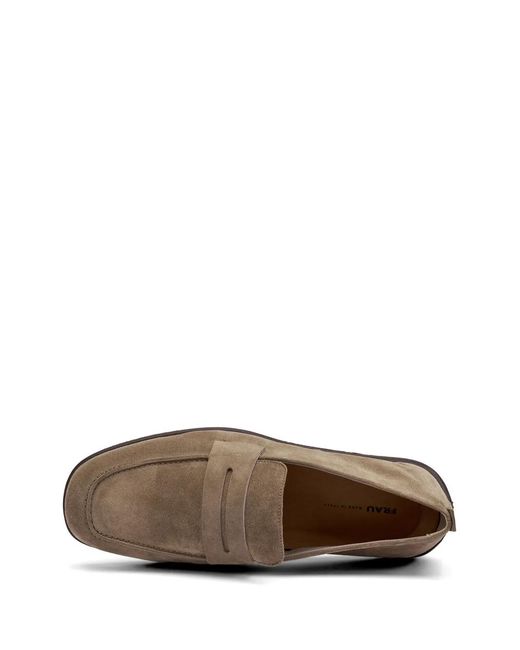 Frau White Penny-Slot Loafers for men