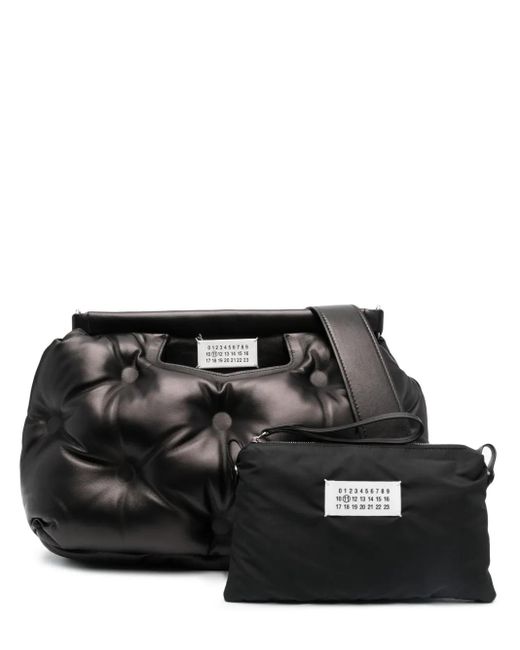 Maison Margiela Black Mittelgroße Glam Slam Classique Schultertasche