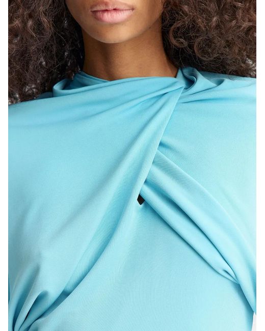 16Arlington Blue Irro Midi Dress