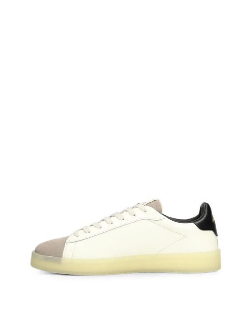 Autry Natural Suede-Panelled Logo-Patch Sneakers for men